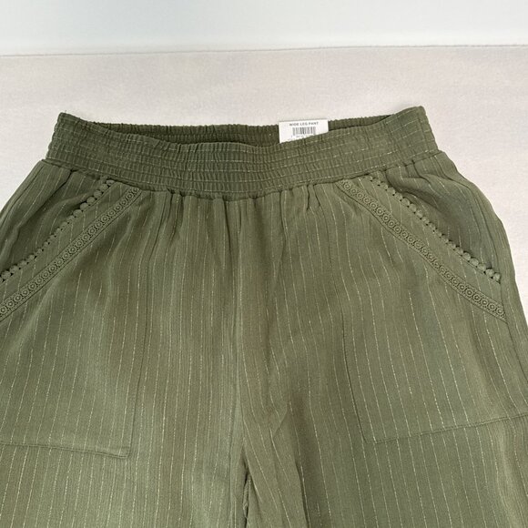 I.N.C. International Concepts High-Rise Wide-Leg Pants NWT W Pockets Size Large - Picture 3 of 10